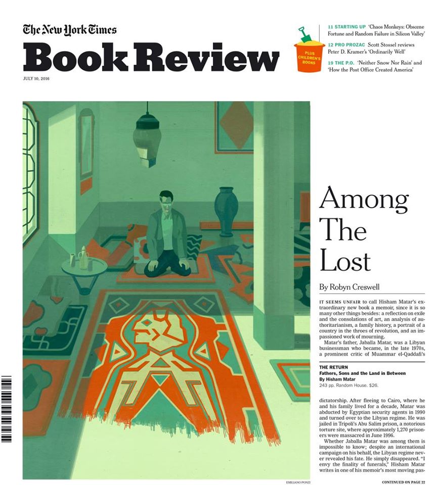 Emiliano Ponzi The New York Times book review cover