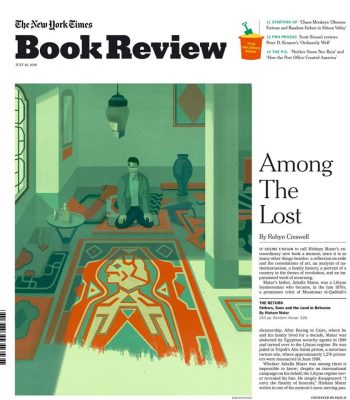 The New York Times book review cover • Hisham Matar