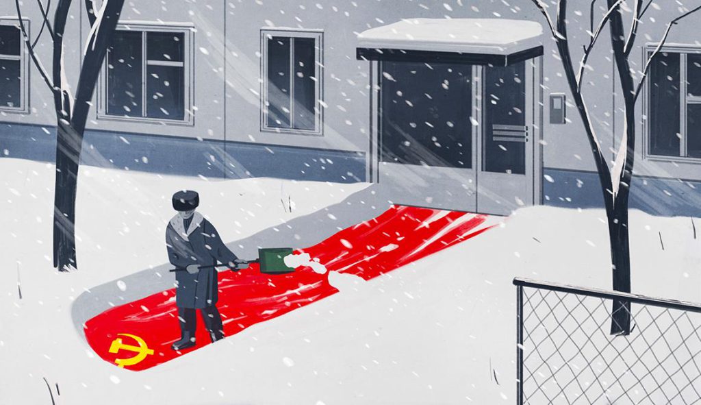 Der Spiegel book review illustration, Emiliano Ponzi