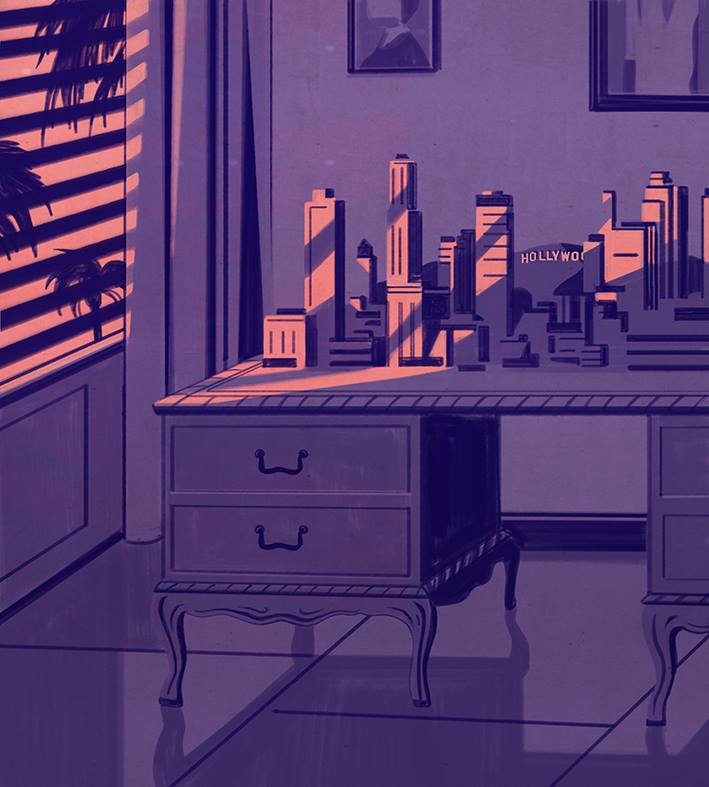 Thomas Mann’s desk, AD Architectural Digest Germany | Emiliano Ponzi