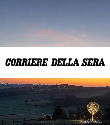 corriere della sera Breath Peccioli Emiliano Ponzi Art installation